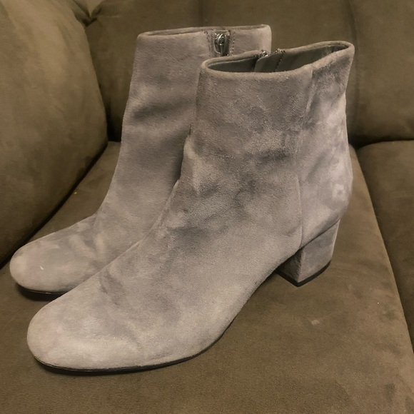 Sam Edelman Gray Suede Booties size 9 - Picture 1 of 4